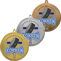 Медаль Хоккей с УФ печатью