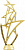 Фигура Звезды (высота, см: 16 цвет: золото)
