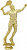 Фигура Большой теннис муж (размер: 25 цвет: золото)