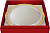 Футляр для тарелки (размер: 20.5х2.5х20.5  цвет: красный)