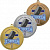Медаль Хоккей с УФ печатью (размер: 70 цвет: золото)