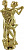 Фигура Танцы (размер: 14 цвет: золото)