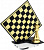 Акриловая награда Шахматы (размер: 19 цвет: черный/золото)