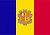Флаг Андорры (150*225 см, атлас, прошив по краю)