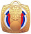 Медаль (размер: 70 цвет: золото)