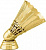 Фигура Бадминтон (размер: 8 цвет: золото)