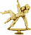 Фигура Дзюдо (размер: 12 цвет: золото)