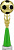 Кубок Фунт (размер: 30 цвет: золото/зеленый)