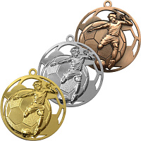 Комплект медалей футбол Бастен (3 медали)