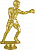 Фигура Бокс (размер: 11.5 цвет: золото)