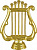Фигура Лира (размер: 11 цвет: золото)