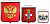 Герб МО Финляндский округ  (размер герба: 60x67см, вид герба: печатный, на ткани)