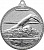 Медаль Плавание (размер: 55 цвет: серебро)