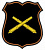 Шеврон вышитый Войска РВиА --- герб (Цвет и толщина канта: По дизайну, Материал и цвет: Фетр черный, Размер шеврона: Произвольный (26-1200см2))