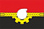 Флаг г. Кемерово (40*60 см, флажная сетка, прошив по краю)