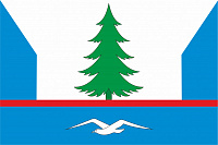 Флаг городского поселения Зеленоборский