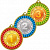 Медаль 1,2,3 место (размер: 55 цвет: синий)