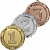 Комплект медалей Святрека (3 медали) (размер: 70 цвет: золото/серебро/бронза)