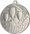 Медаль ME009 (Медаль Трофей ME009/S 50 G-2мм)