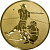 Эмблема бейсбол (размер: 50 мм, цвет: золото)