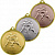 Медаль карате (размер: 55 цвет: золото/бронза)