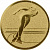 Эмблема конькобежный спорт (размер: 25 мм, цвет: золото)