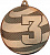 Медаль MMA5011 (Медаль 3 место MMA5011/B 50(25) G-1.5 мм)