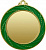 Медаль Одарка (размер: 70 цвет: золото/зеленый)