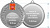 Медаль с символикой г. Абакан (Вид медали: МКЛубянка, Размер, мм: 50, Цвет: Серебро, Область персонализации: Аверс/Реверс)