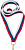 Лента для медали триколор, 11мм (размер: 11 цвет: триколор РФ)