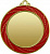 Медаль Одарка (размер: 70 цвет: золото/красный)