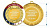 Медаль с символикой г. Абакан (Вид медали: МК162, Размер, мм: 50, Цвет: Золото, Область персонализации: Аверс/Реверс)