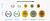 Эмблема Выпускной детского сада 1555-05 (размер: д.25мм, материал: пленка ПВХ, цвет: белый, акриловая линза: нет)