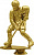 Фигура Хоккей (размер: 14 цвет: золото)
