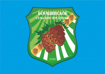 Флаг Богашёвского сельского поселения