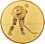 Эмблема Хоккей (размер: 25 мм цвет: золото)