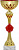 Кубок Бугги (размер: 30 цвет: золото/красный)
