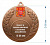 Медаль с символикой г. Абакан (Вид медали: МКЛубянка, Размер, мм: 50, Цвет: Бронза, Область персонализации: Аверс)
