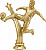 Фигура Футбол (размер: 13.5 цвет: золото)