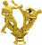 Фигура Карате (размер: 12.5 цвет: золото)