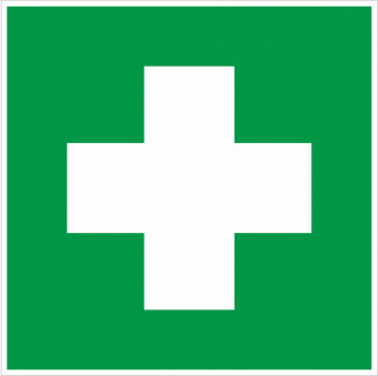 Табличка "Аптечка первой медицинской помощи" ЕС01