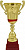 Кубок Хестер (размер: 55 цвет: золото/красный)
