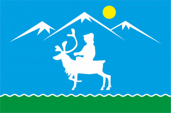 Флаг Томпонского национального (эвенского) наслега