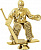 Фигура Хоккей (размер: 13 цвет: золото)