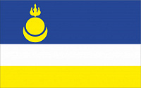 Флаг республики Бурятия