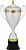 Кубок Наст (размер: 60 цвет: серебро/золото)