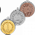 Медаль рельефная (размер: 55мм цвет: серебро)