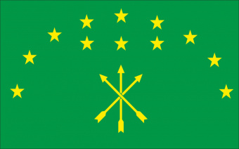 Флаг Республики Адыгея