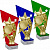 Акриловая награда Мицар (размер:  цвет: зеленый)