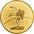 Эмблема Самбо (размер: 25мм цвет: золото)